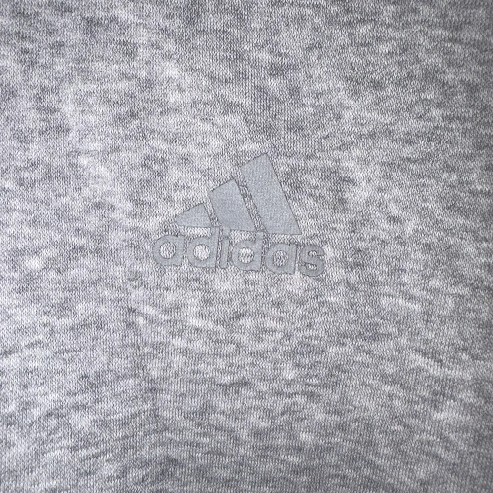 adidas Essentials 3-Stripes Full-Zip Hoodie‎ Men's Gray Fleece Athletic Size Med